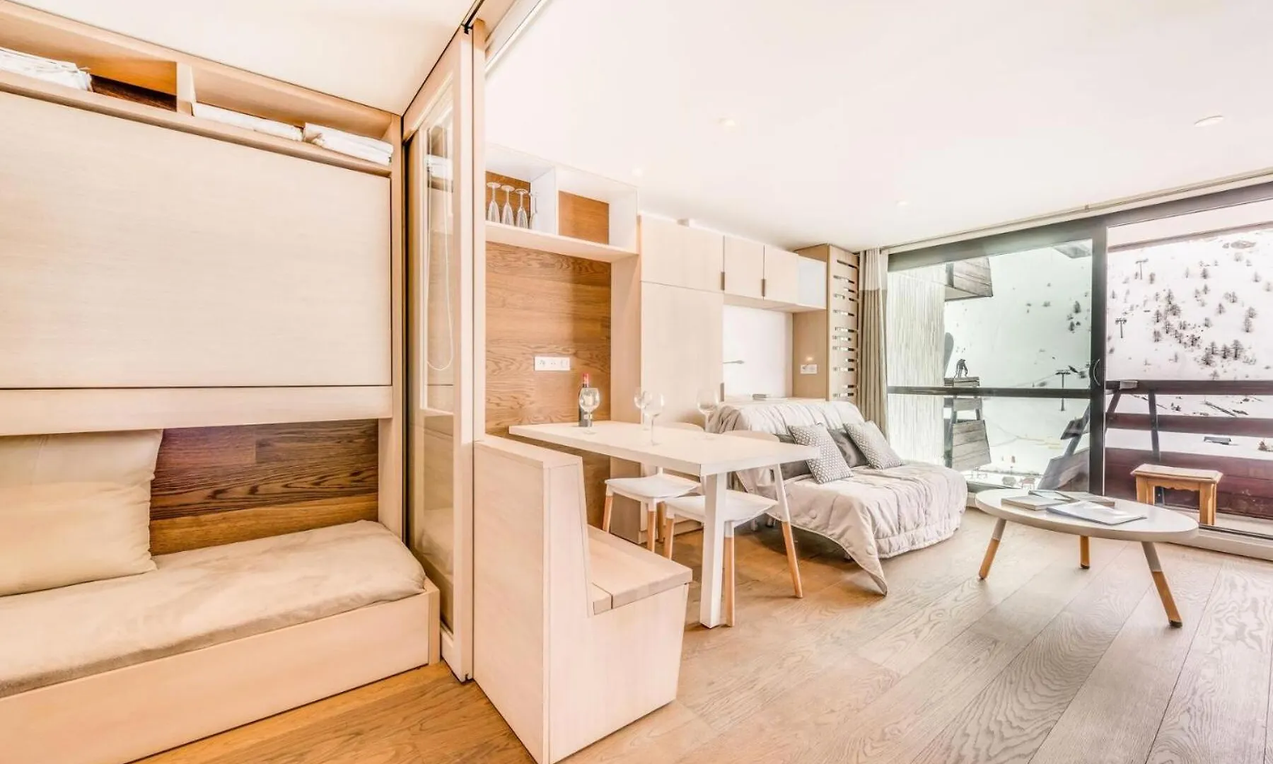 Aparthotel Residence Palafour - Studio 4 Completement Renove, Confort Moderne - Balcon Vue Lac Mae-3389 Tignes